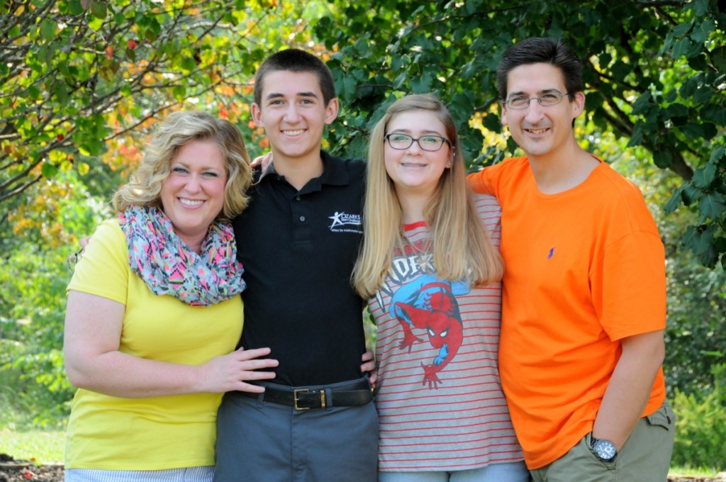 family at teen rehab parent weekend