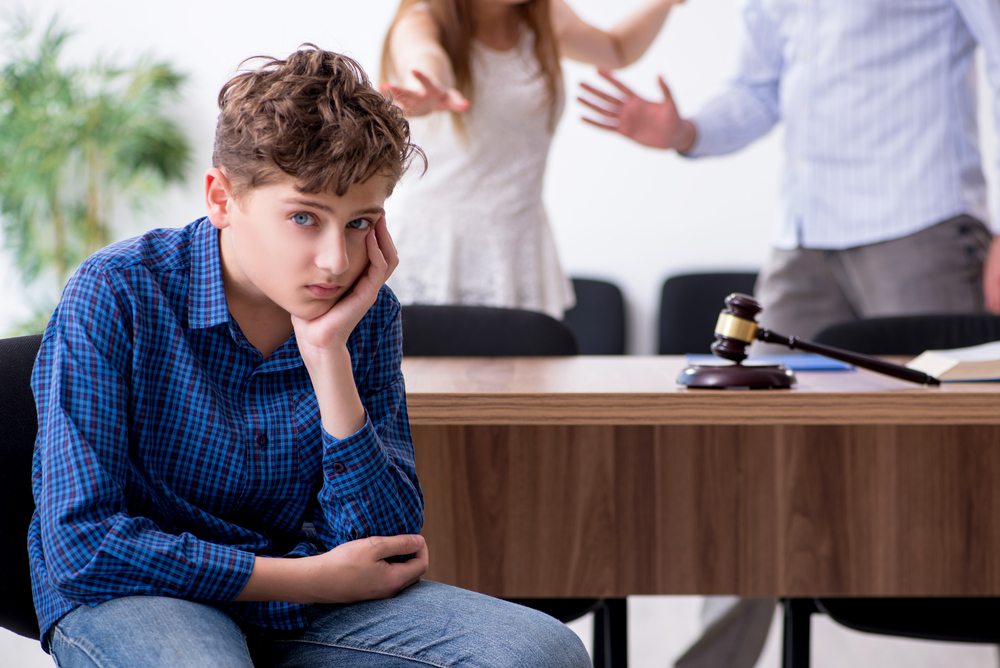 Family with their child in court because they lied about an excused absence